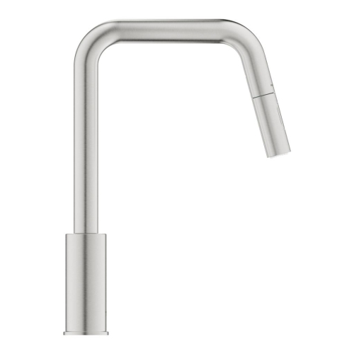Grohe Eurosmart Eviye Bataryası 2 Akışlı SuperSteel - 30619DC0 - 3