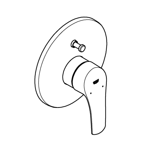 Grohe Eurosmart Tek Kumandalı Banyo Bataryası 33305003 - Thumbnail