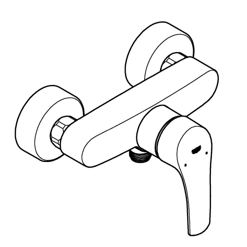 Grohe Eurosmart Tek Kumandalı Duş Bataryası - 33555003 - Thumbnail