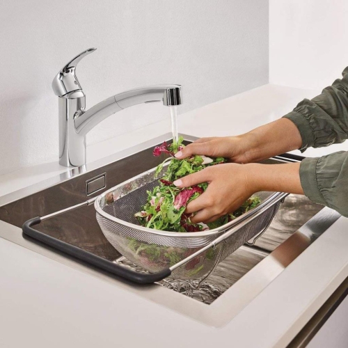 Grohe Eviye Bataryası Spiralli 2 Fonk. Eurosmart Krom - 30305000 - Thumbnail