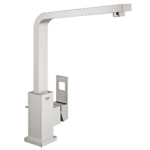 Grohe Eviye Bataryası Döner Borulu Eurocube Super Steel - 31255DC0