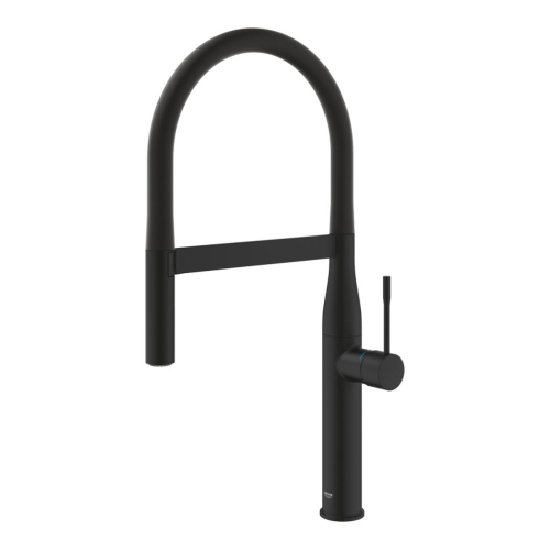 Grohe Eviye Bataryası Spiralli 2 Fonk Essence Mat Siyah - 30503KF0 - Thumbnail