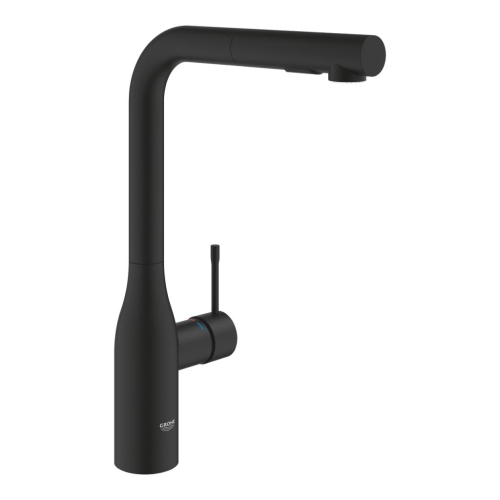 Grohe Eviye Bataryası Spiralli 2 Fonk Essence Mat Siyah - 30504KF0