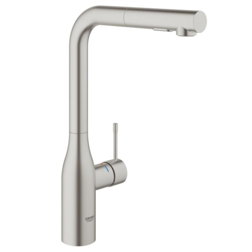 Grohe Eviye Bataryası Spiralli 2 Fonk Essence Super Steel - 30270DC0
