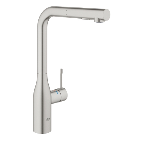 Grohe Eviye Bataryası Spiralli 2 Fonk Essence Supersteel – 30504DC0