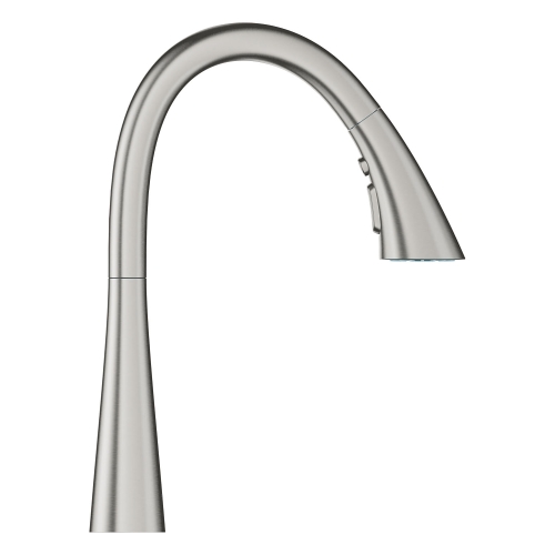 Grohe Eviye Bataryası Spiralli 2 Fonk. Zedra Super Steel - 32294DC2 - 10
