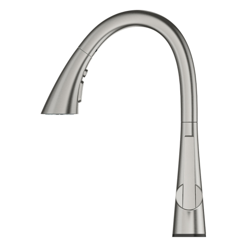 Grohe Eviye Bataryası Spiralli 2 Fonk. Zedra Super Steel - 32294DC2 - 3
