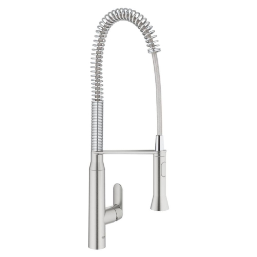 Grohe Eviye Bataryası Spiralli 2Fonk Profes. K7 Super Steel - 32950DC0