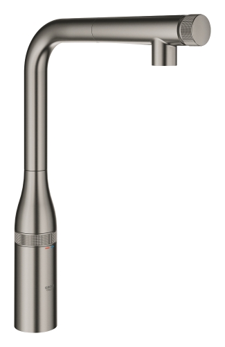 Grohe Eviye Bataryası Spiralli Essence Brushed Hard Graphite - 31615AL0 - Thumbnail