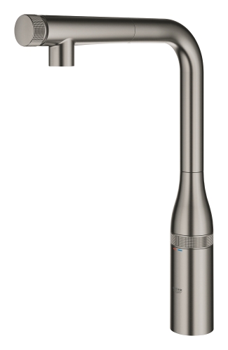 Grohe Eviye Bataryası Spiralli Essence Brushed Hard Graphite - 31615AL0 - Thumbnail