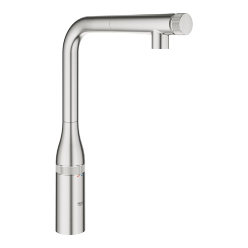 Grohe Eviye Bataryası Spiralli Essence Brushed SuperSteel – 31615DC0