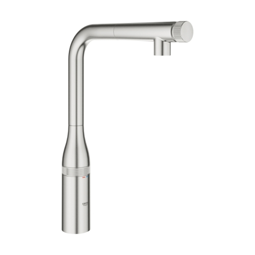 Grohe Eviye Bataryası Spiralli Essence Brushed SuperSteel – 31615DC0 - Thumbnail