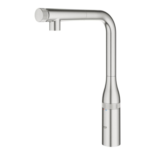 Grohe Eviye Bataryası Spiralli Essence Brushed SuperSteel – 31615DC0 - Thumbnail