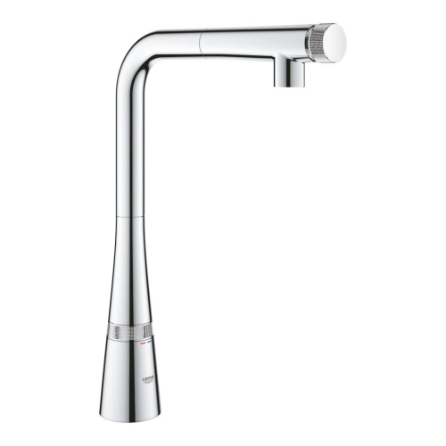 Grohe Eviye Bataryası Spiralli SmartControl Zedra Krom - 31593002