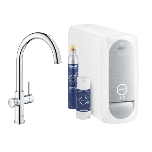 Grohe G R O H E Blue Home C-Spout Starter Kit With Mono Faucet - 31498001 - Thumbnail
