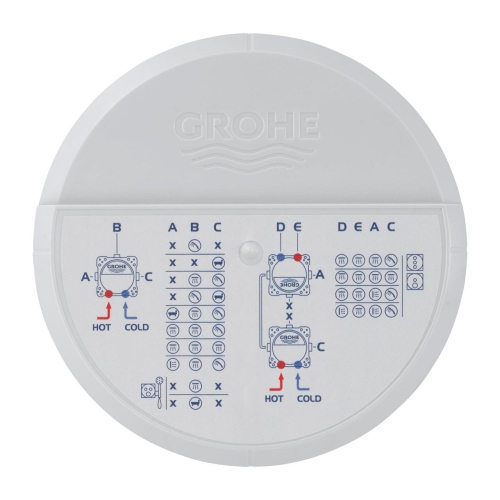 Grohe G R O H E Rapido Smart Box Iç Gövde Universal Giriş Kutusu, 1/2 - 35604000 - Thumbnail