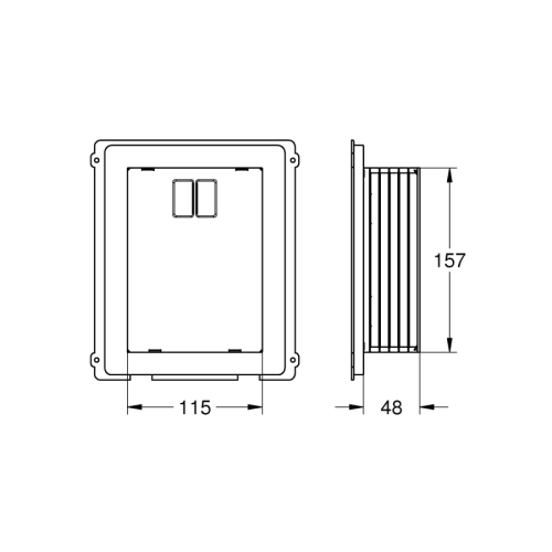 Grohe Gömme Rezervuar Kapak Şablonu – 40949000 - Thumbnail