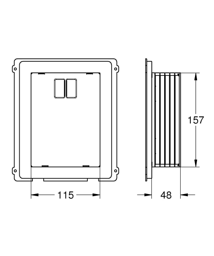 Grohe Gömme Rezervuar Kapak Şablonu – 40949000 - Thumbnail