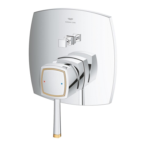 Grohe Grandera Ankastre Banyo/Duş Bataryası Krom/Altın – 24260IG0 - Thumbnail