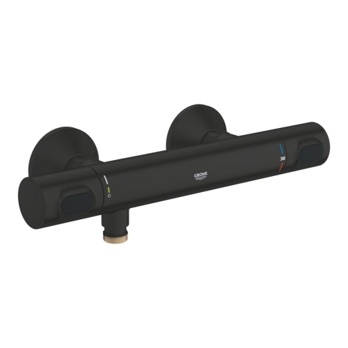 Grohe Grohtherm 500 Termostatik Duş Bataryası Mat Siyah - 347932430