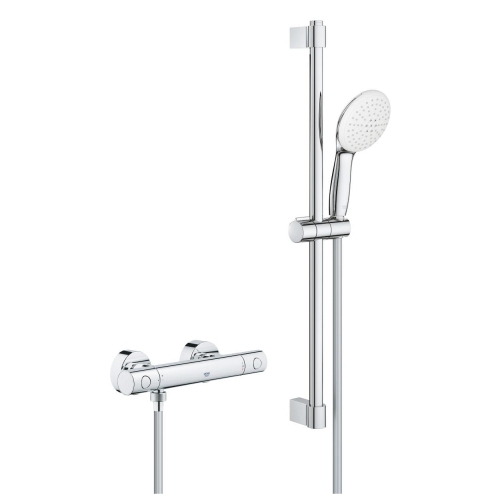 Grohe Grohtherm 800 Cosmopolitan Termostatik Duş Bataryası - 34765000 - Thumbnail