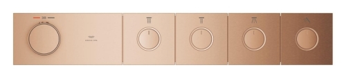 Grohe Grohtherm Aqua Tiles 4 Valfli Akış Kontrollü, Ankastre Termostatik Duş Bataryası Br. Warm Sunset – 106867DL00 - Thumbnail