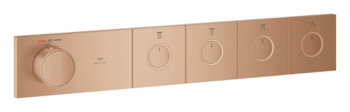 Grohe Grohtherm Aqua Tiles 4 Valfli Akış Kontrollü, Ankastre Termostatik Duş Bataryası Br. Warm Sunset – 106867DL00
