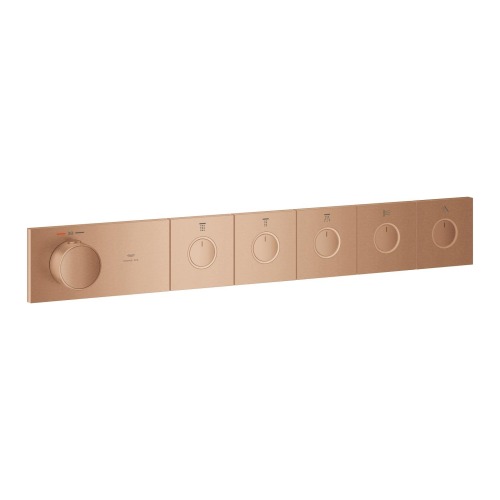 Grohe Grohtherm Aqua Tiles 5 Valfli Akış Kontrollü, Ankastre Termostatik Duş Bataryası Br. Warm Sunset – 106868DL00