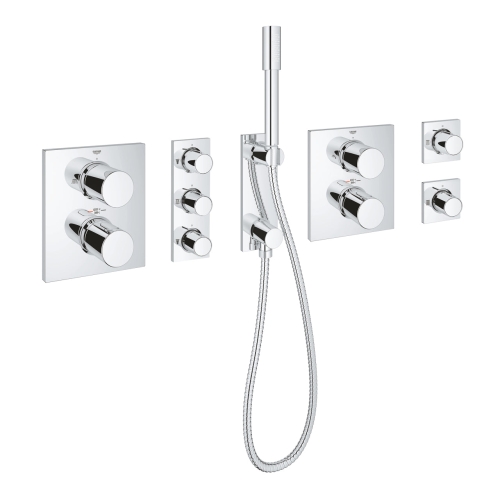 Grohe Grohtherm F F40″ Için Hazır Ankastre Termostatik Batarya Seti - 34634001 - Thumbnail