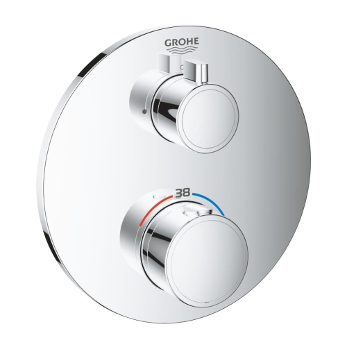 Grohe Grohtherm Termostatik Banyo Duş Bataryası 1 çıkışlı divertörlü- 24075000 - Thumbnail