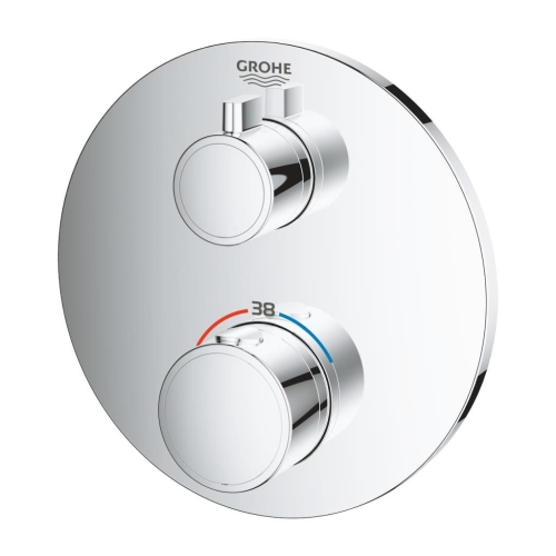 Grohe Grohtherm Termostatik Banyo Duş Bataryası 1 çıkışlı divertörlü- 24075000 - Thumbnail