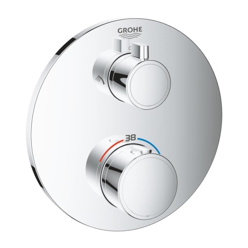 Grohe Grohtherm Termostatik Banyo Duş Bataryası 2 çıkışlı divertörlü- 24076000