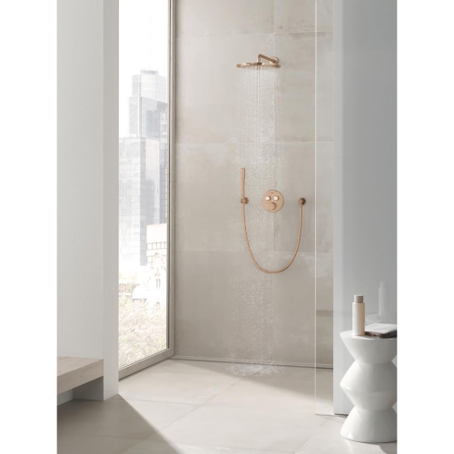 Grohe Grohtherm Smartcontrol Çift Valfli Akış Kontrollü, Ankastre Termostatik Duş Bataryası Brushed Warm Sunset - 29119DL0 - 4