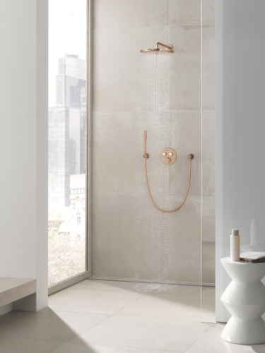 Grohe Grohtherm Smartcontrol Çift Valfli Akış Kontrollü, Ankastre Termostatik Duş Bataryası Brushed Warm Sunset - 29119DL0 - 9