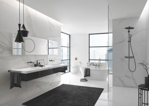 Grohe Havluluk İkili 44 cm Essentials Brushed Hard Graphite - 40371AL1 - 9