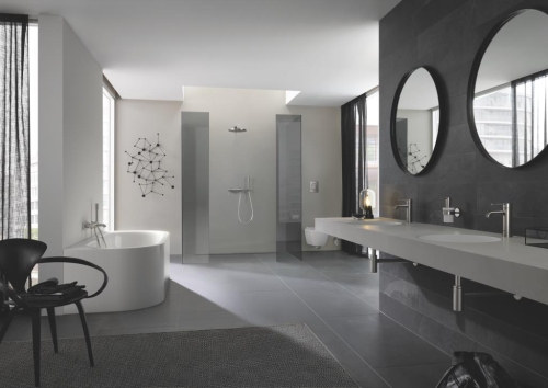 Grohe Havluluk İkili 44 cm Essentials Brushed Hard Graphite - 40371AL1 - 10