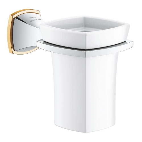 Grohe Grandera Tutucu Ile Seramik Tumbler Cool Sunrise Brushed-40909IG0