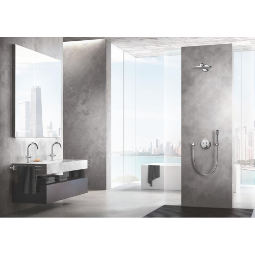Grohe İkili Havluluk 54 cm Atrio Krom - 40308003 - Thumbnail