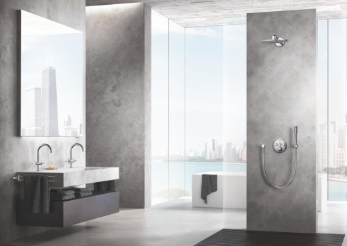 Grohe İkili Havluluk 54 cm Atrio Krom - 40308003 - Thumbnail