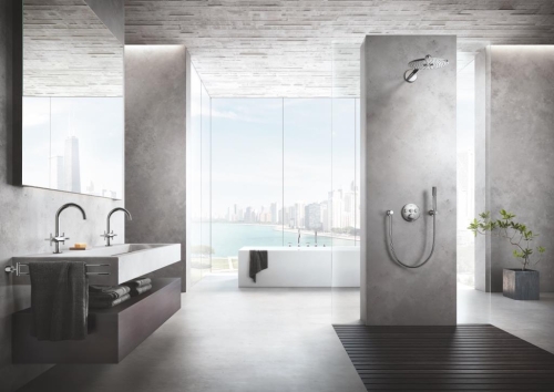 Grohe İkili Havluluk 54 cm Atrio Krom - 40308003 - Thumbnail