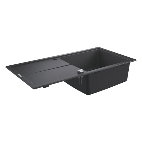 Grohe K400 Kuvars Kompozit Eviye 60 -C 100/50, Granit Siyah Rengi - 31641AP0 - 1