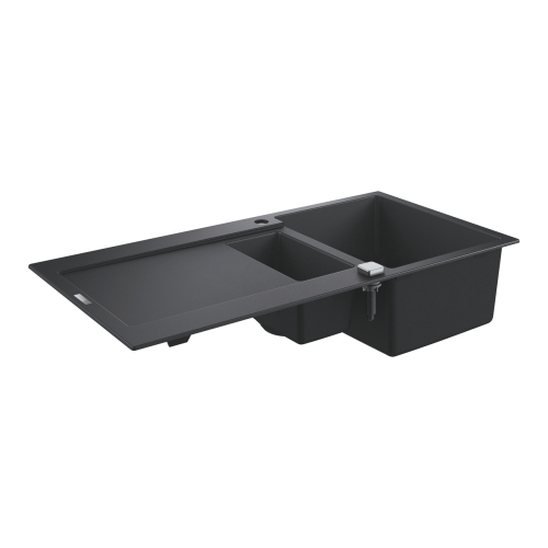 GROHE - Grohe K500 Kuvars Kompozit Eviye 60 -C 100/50, Granit Siyah Rengi - 31646AP0