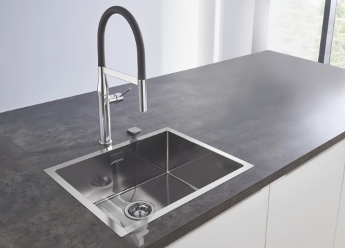 Grohe K700 P.Çelik Eviye 60-S 55/45 Paslanmaz Çelik - 31726SD0 - 10