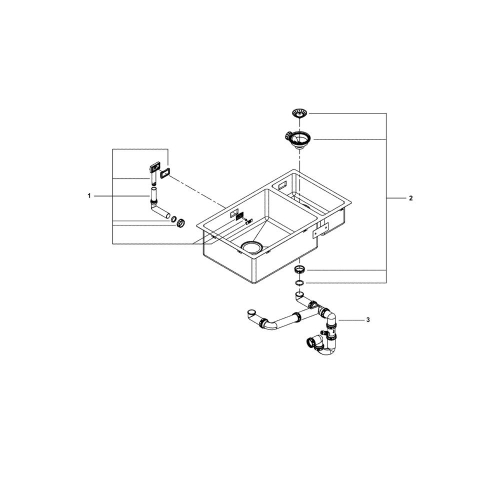 Grohe K700U Eviye Paslanmaz Çelik - 31575SD1 - 2