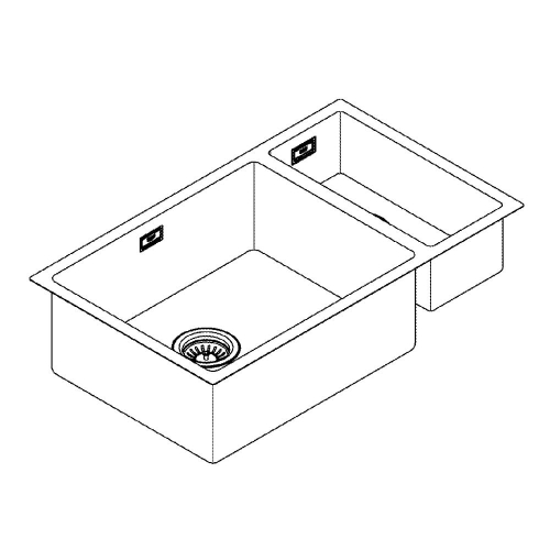 Grohe K700U Eviye Paslanmaz Çelik - 31575SD1 - Thumbnail