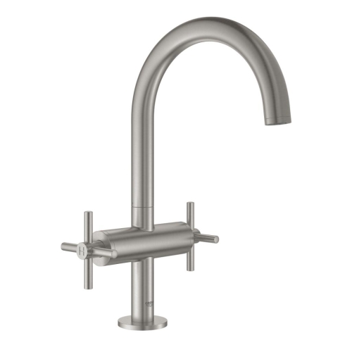 Grohe Lavabo Bataryası Atrio L-Boyut Super Steel - 21019DC3 - Thumbnail