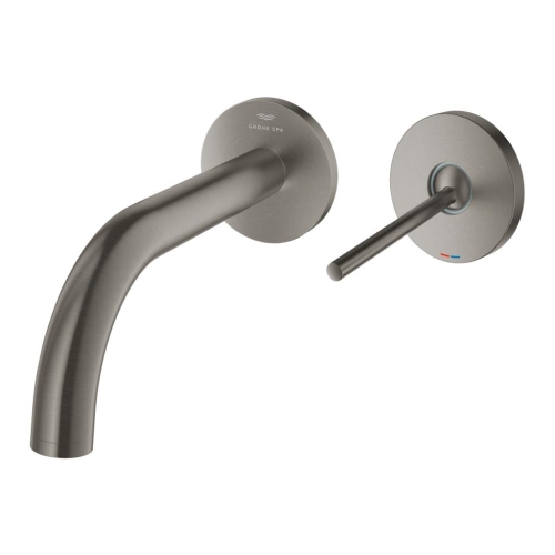 Grohe Lavabo Bataryası İki Delikli Duvardan Atrio Br. Hard Graphite - 29410AL0 - 2