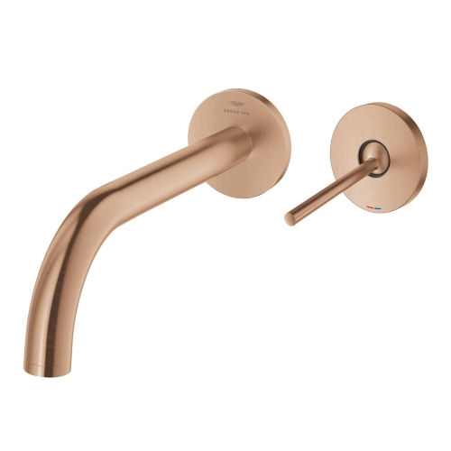 Grohe Lavabo Bataryası İki Delikli Duvardan Atrio Brushed Warm Sunset – 29406DL0 - 2