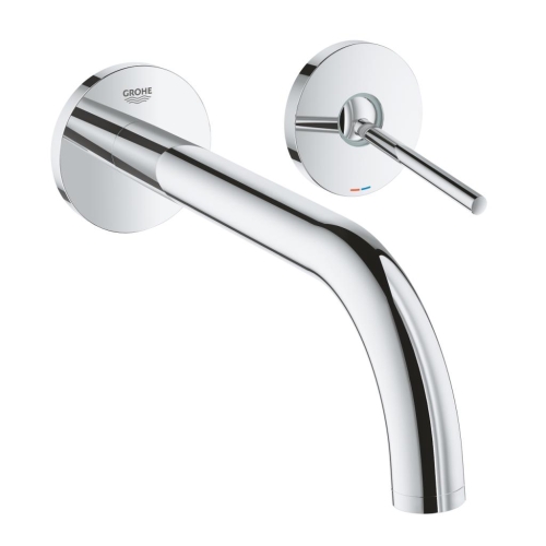 Grohe Lavabo Bataryası İki Delikli Duvardan Atrio Krom - 19918003 - Thumbnail