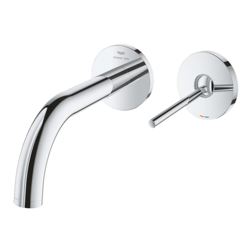 Grohe Lavabo Bataryası İki Delikli Duvardan Atrio Krom - 29410000 - Thumbnail
